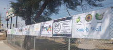 Load image into Gallery viewer, Custom vinyl banner; 3'X4' pre-installed at your booth.  Design services included.
